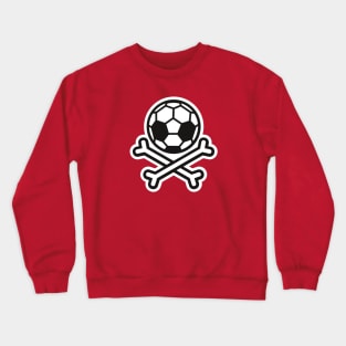 Soccer skull hooligan Crewneck Sweatshirt